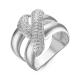 Серебряное кольцо КЮЗ Del'ta Dс117414 с фианитом