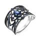 Серебряное кольцо КЮЗ Del'ta Dс117596 с кварцем