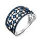 Серебряное кольцо КЮЗ Del'ta Dс117599 с кварцем