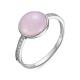 Серебряное кольцо КЮЗ Del'ta Dс117645 с фианитом и кварцем