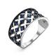 Серебряное кольцо КЮЗ Del'ta Dс117803 с кварцем
