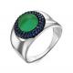 Серебряное кольцо КЮЗ Del'ta Dс117881 с кварцем