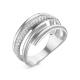 Серебряное кольцо КЮЗ Del'ta Dс119977 с фианитом