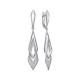 Серебряные серьги КЮЗ Del'ta Dс1202005