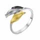 Серебряное кольцо КЮЗ Del'ta Dс212063чз