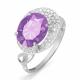 Серебряное кольцо КЮЗ Del'ta Dс310427 с фианитом