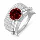 Серебряное кольцо КЮЗ Del'ta Dс311285 с фианитом