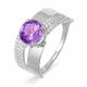 Серебряное кольцо КЮЗ Del'ta Dс311304 с фианитом