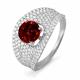 Серебряное кольцо КЮЗ Del'ta Dс311386 с фианитом