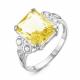 Серебряное кольцо КЮЗ Del'ta Dс313834 с фианитом и кварцем