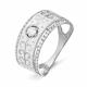 Серебряное кольцо КЮЗ Del'ta Dс910120 с фианитом и эмалью