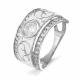 Серебряное кольцо КЮЗ Del'ta Dс910123 с фианитом