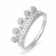 Серебряное кольцо КЮЗ Del'ta Dсп110016 с фианитом