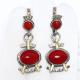 Серебряные серьги ВЕРОНА Err1282z с кораллом