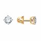 Золотые серьги Grant GR0701705 с бриллиантом