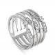 Серебряное кольцо KABAROVSKY K1-026-7900 с фианитом