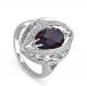 Серебряное кольцо KABAROVSKY K11-067-1300 с фианитом и авантюрином