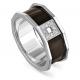 Серебряное кольцо KABAROVSKY K11-139-7902 с фианитом и эмалью