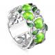Серебряное кольцо KABAROVSKY K11-152-1001 с бриллиантом и эмалью