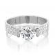 Серебряное кольцо KABAROVSKY K11-251-7900 с фианитом