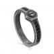 Кольцо из черненого серебра KABAROVSKY K11-283-31083 с фианитом