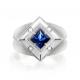 Серебряное кольцо KABAROVSKY K11-434-8200 с фианитом и шпинелью