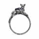 Серебряное кольцо KABAROVSKY K11-472-40883 с шпинелью