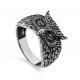 Кольцо из черненого серебра KABAROVSKY K11-493-40483 с фианитом
