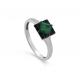 Серебряное кольцо KABAROVSKY K11-671-4289 с фианитом и агатом