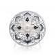 Серебряное кольцо KABAROVSKY K11-719-1501 с фианитом, жемчугом и эмалью