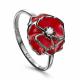 Серебряное кольцо KABAROVSKY K11-943-0018 с эмалью