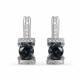 Серьги из белого золота KABAROVSKY K12-11650-1100 с бриллиантом и сапфиром