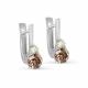 Серьги из белого золота KABAROVSKY K12-11902-6000 с бриллиантом
