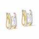 Серьги из лимонного золота KABAROVSKY K12-21926-5500 с бриллиантом и горным хрусталём