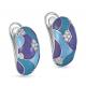 Серебряные серьги KABAROVSKY K12-220-7901 с фианитом и эмалью