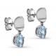 Серебряные серьги KABAROVSKY K12-257-73100 с Swarovski и шпинелью
