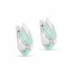 Серебряные серьги KABAROVSKY K12-332-7908 с фианитом и эмалью