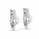 Серебряные серьги KABAROVSKY K12-489-7900 с фианитом