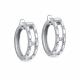 Серебряные серьги KABAROVSKY K12-703-1000 с бриллиантом