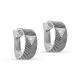Серебряные серьги KABAROVSKY K12-740-1002 с бриллиантом и эмалью
