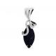 Серебряная подвеска KABAROVSKY K13-265-1300 с фианитом и авантюрином