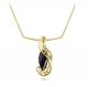 Колье из лимонного серебра KABAROVSKY K16-035-1387 с Swarovski и авантюрином
