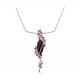 Серебряное колье KABAROVSKY K16-037-1300 с фианитом и авантюрином