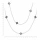 Серебряное колье KABAROVSKY K16-1049-0002 с эмалью