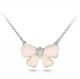 Серебряное колье KABAROVSKY K16-113-8121 с эмалью и Swarovski