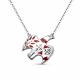 Серебряное колье KABAROVSKY K16-995-0001 с эмалью