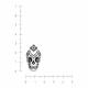 Серебряная подвеска KABAROVSKY K3-251-0089 с керамикой и эмалью