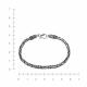 Браслет из черненого серебра KABAROVSKY K4-9127-0089