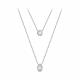 Серебряное колье KABAROVSKY K6-9123-7900 с фианитом