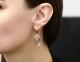 Золотые серьги NOVIKOV L1001585 с фианитом